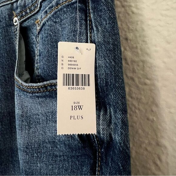 Anthropologie Pilcro Darted Wide-Leg Jeans NEW Plus Size 18W - Picture 7 of 13